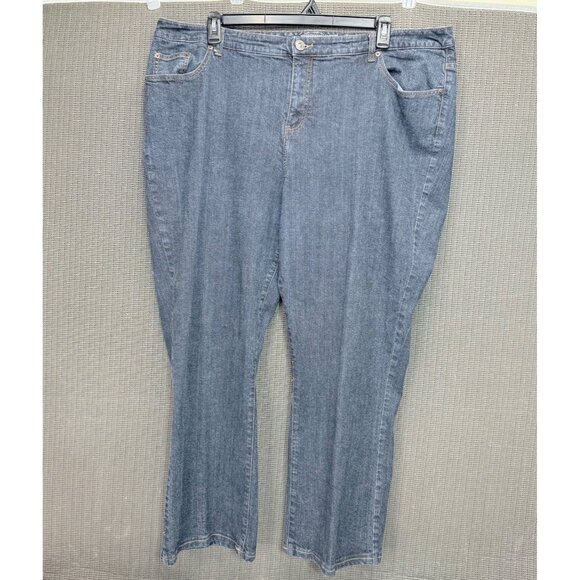 Venezia Womens Size 7 Tall Stretch Bootcut Denim Jeans - Picture 2 of 9